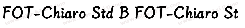 FOT-Chiaro Std B FOT-Chiaro Std B字体转换